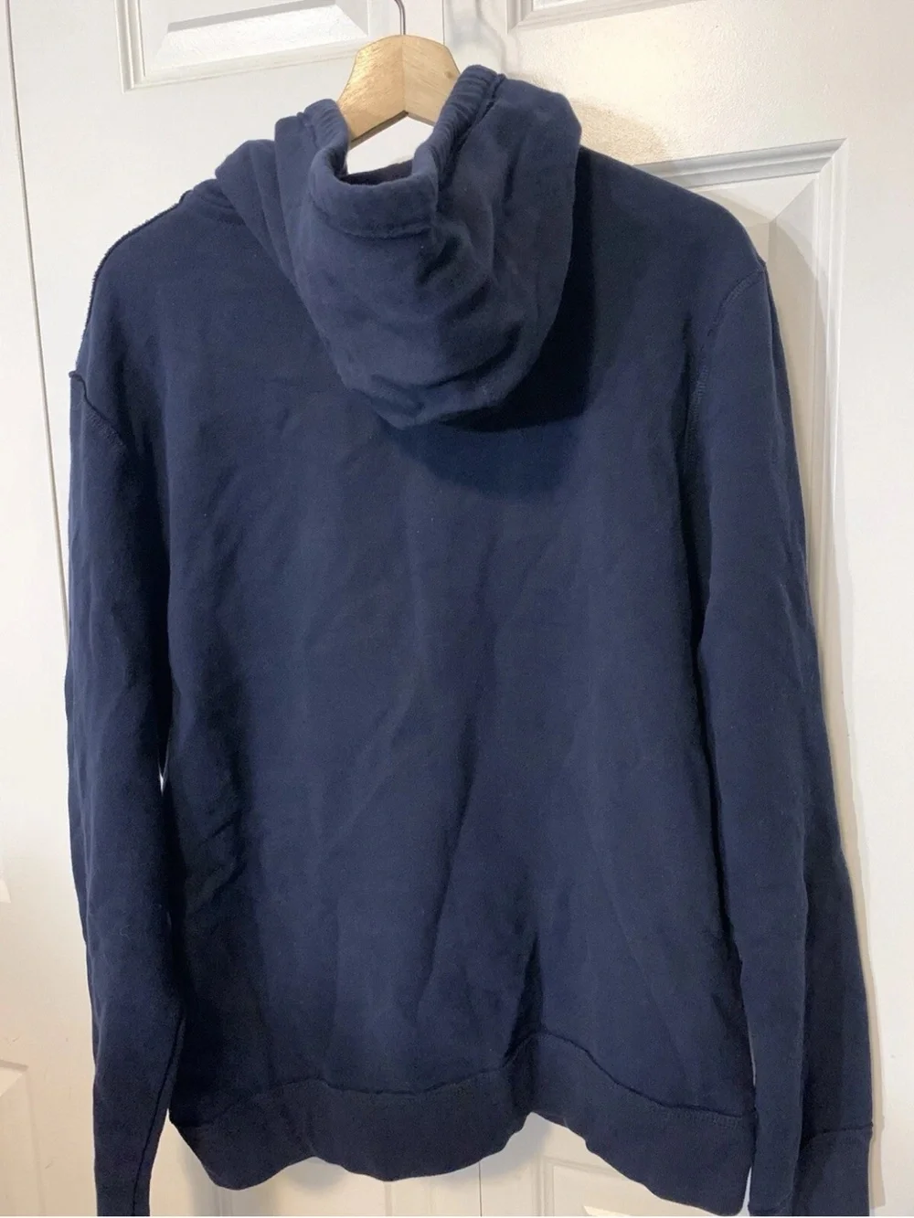 Aeropostale New York Mens Sz XL full ziphoodie sweatshirt pockets Blue